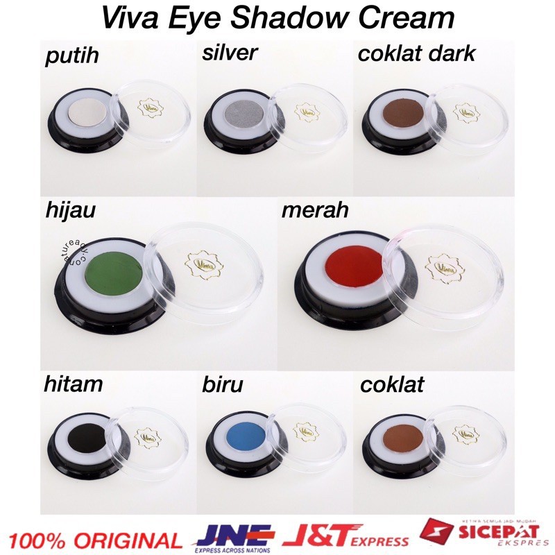 ⭐BAGUS⭐ Viva Eyeshadow Eyeshadow Cream 1.5gr ✔BPOM Halal