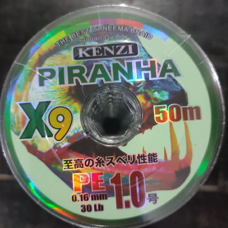 pe piranha x9 50meter multi calor