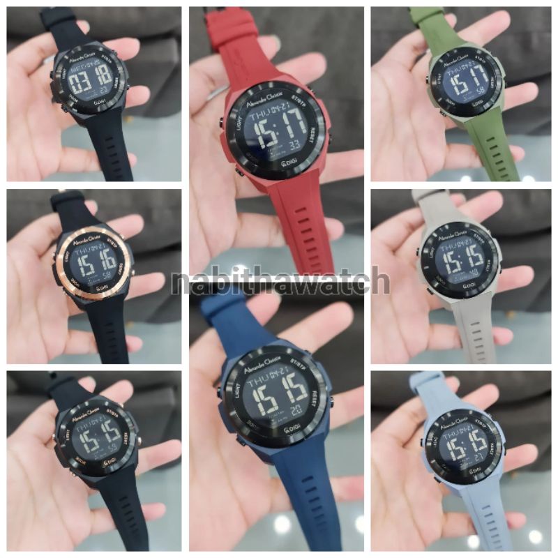 Jam Tangan Pria Alexandre Christie Digi AC9342 New 9342 Original Garansi Resmi