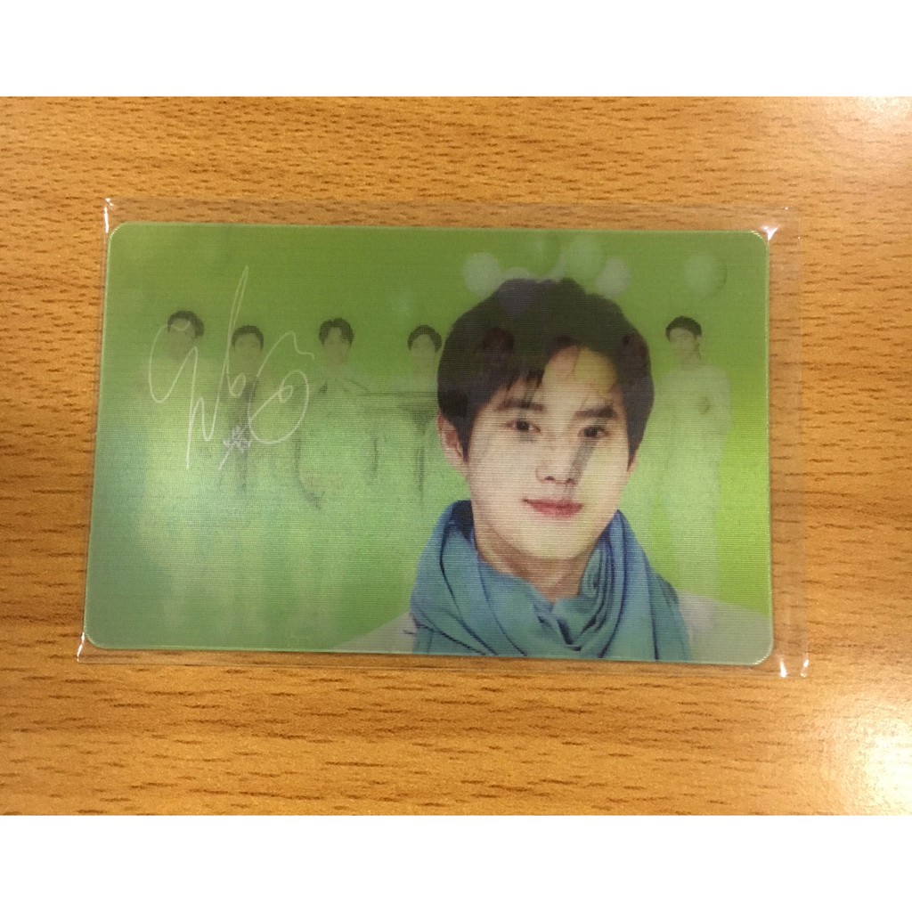 EXO 10TH ANNIVERSARY LENTICULAR CARD 2019