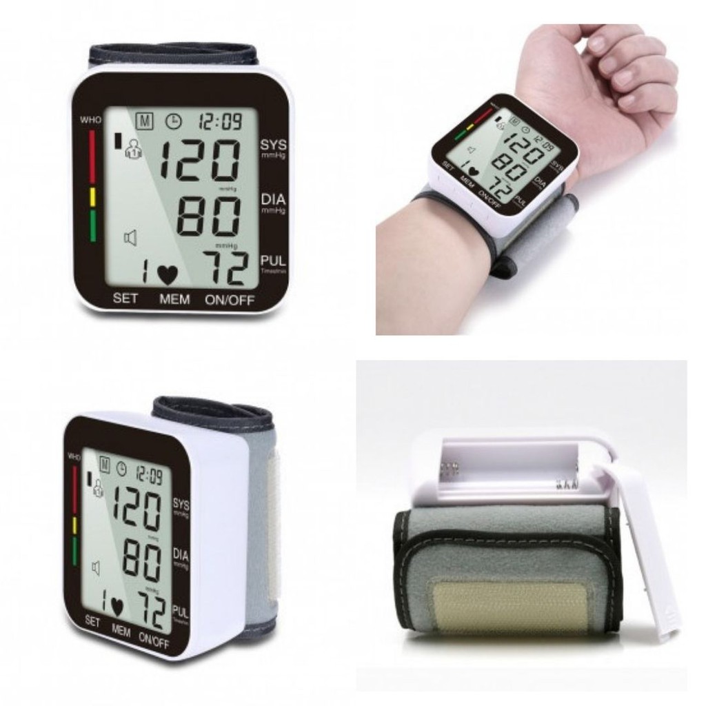 Tensimeter Wrist Hand Digital LCD Pengukur Tekanan Darah Elektronic 111