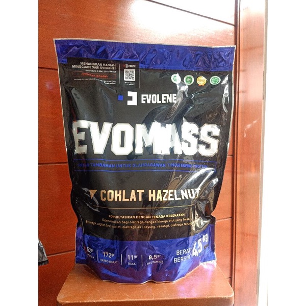 EVOMASS susu Penambah Berat Badan 10lbs 4.5kg by Evolene