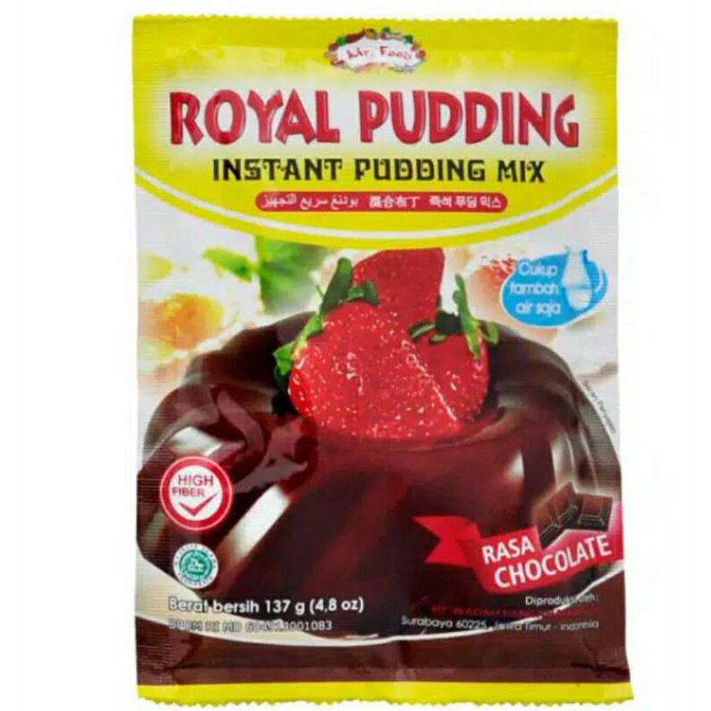 

Tepung Pudding Chocolate Mr. Food 137 gr