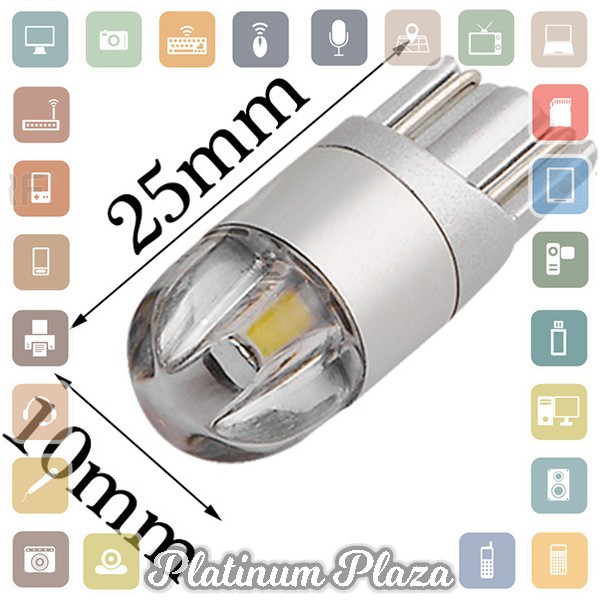 Lampu Mobil Headlight LED T10 W5W 2 SMD 3030 2 PCS - White`9GAIEZ-
