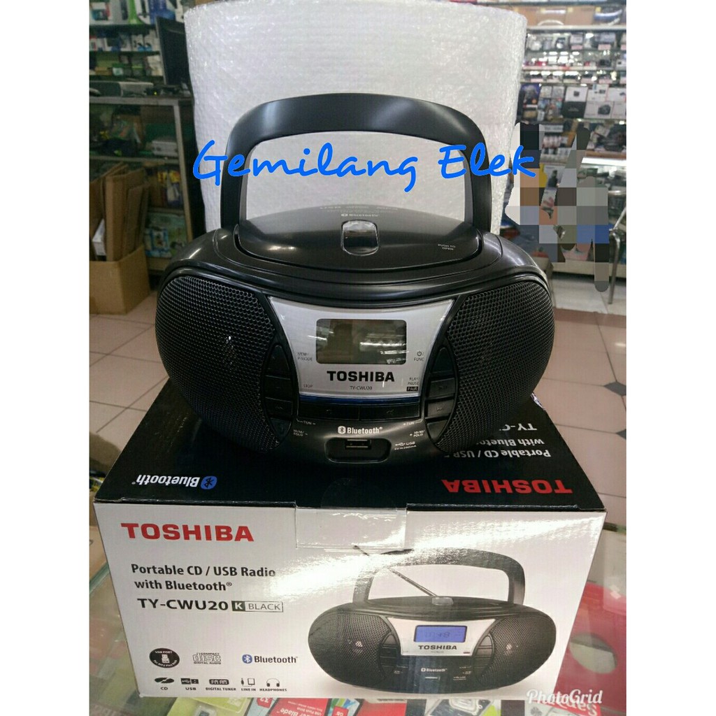Mini Compo TOSHIBA TY-CWU 20 Bluetooth MP3 Radio USB