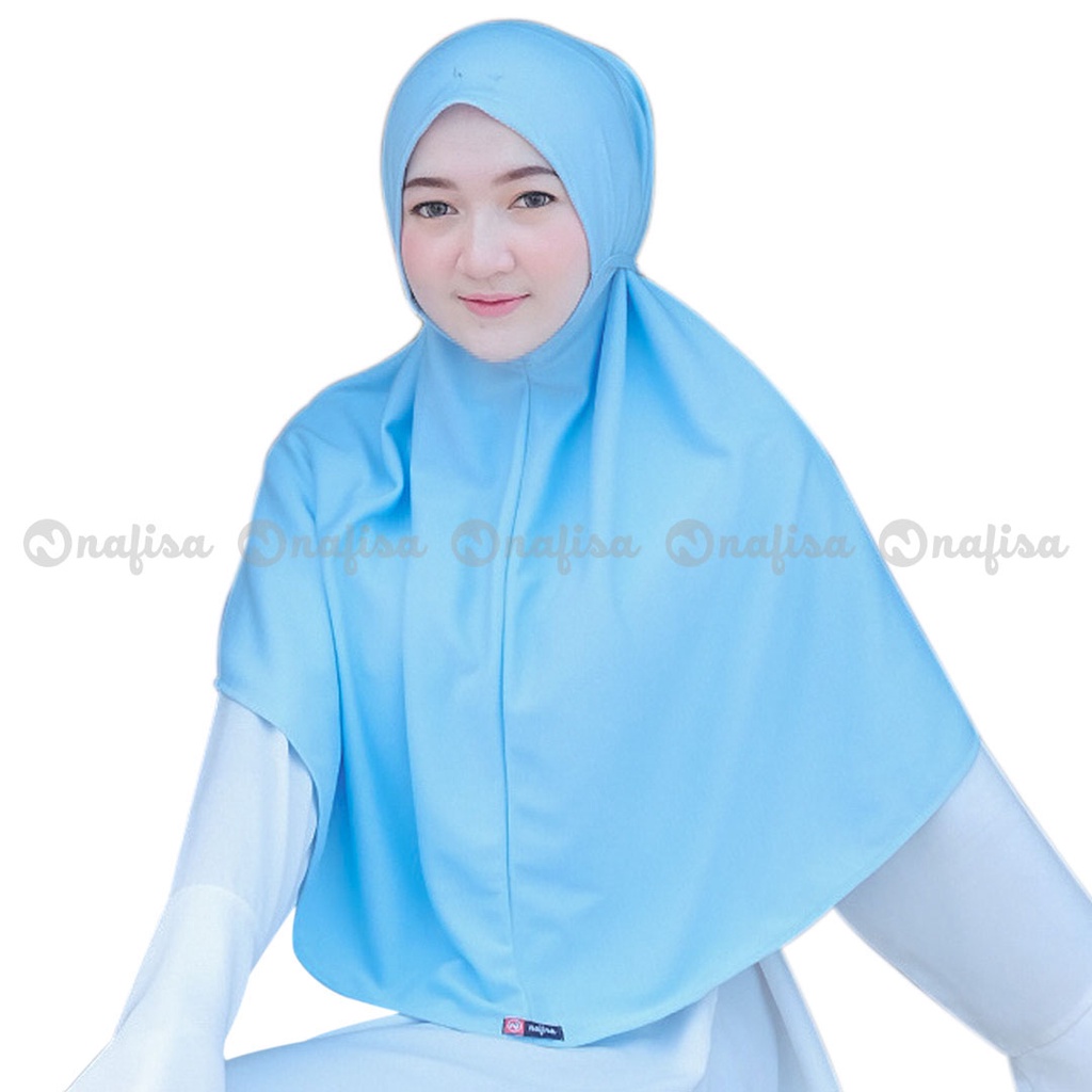 Khimar Tali Instan Kaos Jilbab Ber Size  Instan Khimar Tali Syari Hijab Nafisa Tali Hijab AT HOME