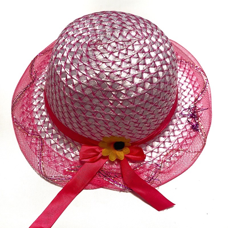 Topi Anak Bayi Pantai krincing-Pink