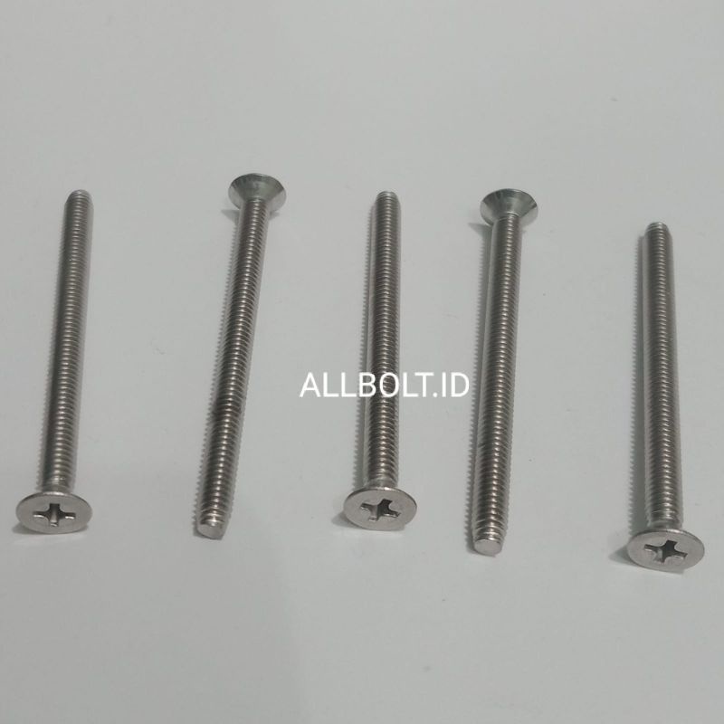 Baut JF stainless baut 7/4mm x 50mm (2biji)