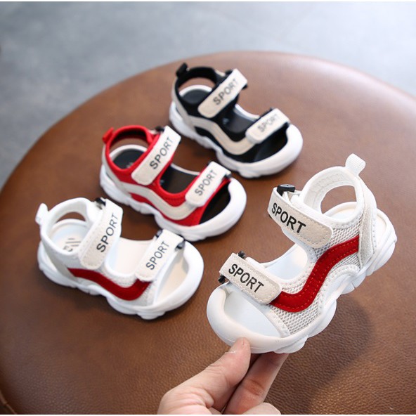 1915- Sepatu sandal anak import motif sport