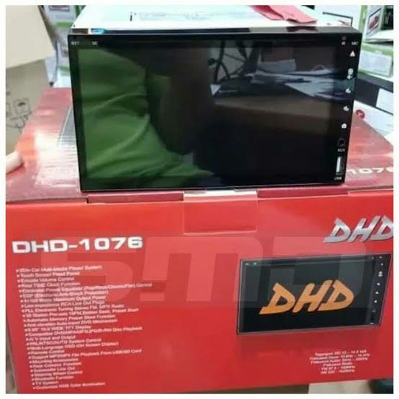 Head unit android 10inch Double din TV tuner DVD Bluethooth DHD 1070