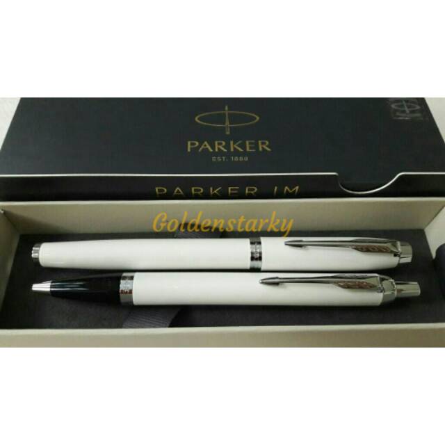 

Paket Parker IM White CT Ballpoint: 1pcs Ballpoint + 1pcs Refill Ballpoint