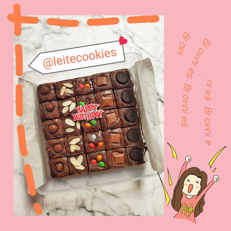 

BROWNIES SEKAT (25bites)
