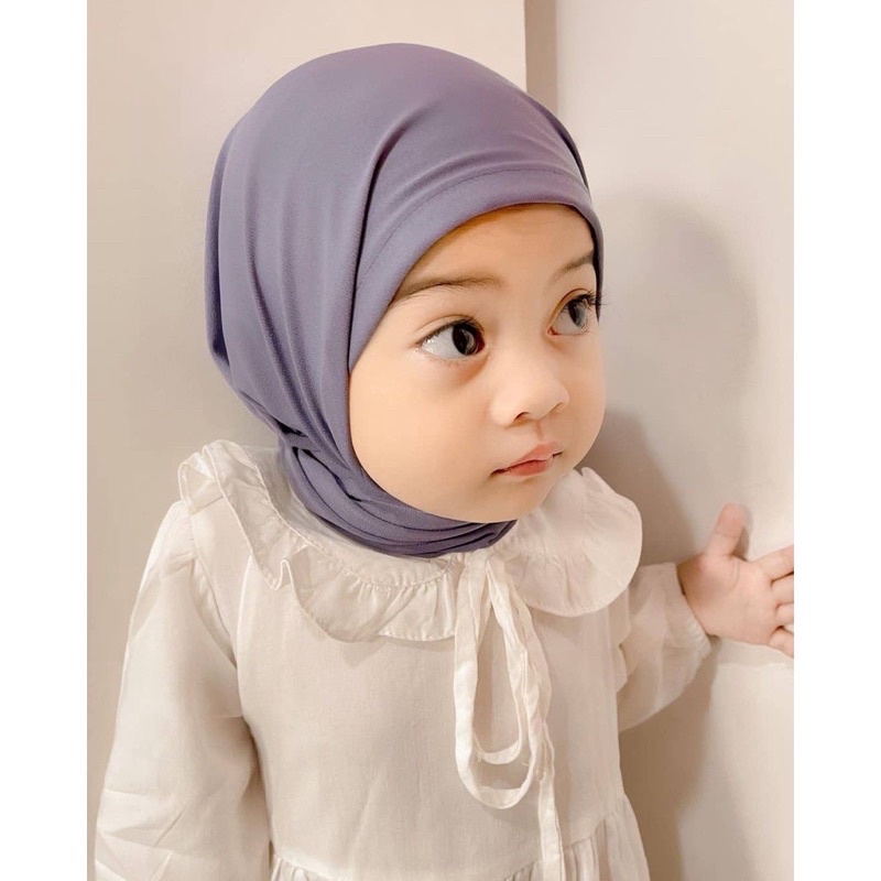 hijab instan anak spandek jersey premium CAMILA segitiga instan anak