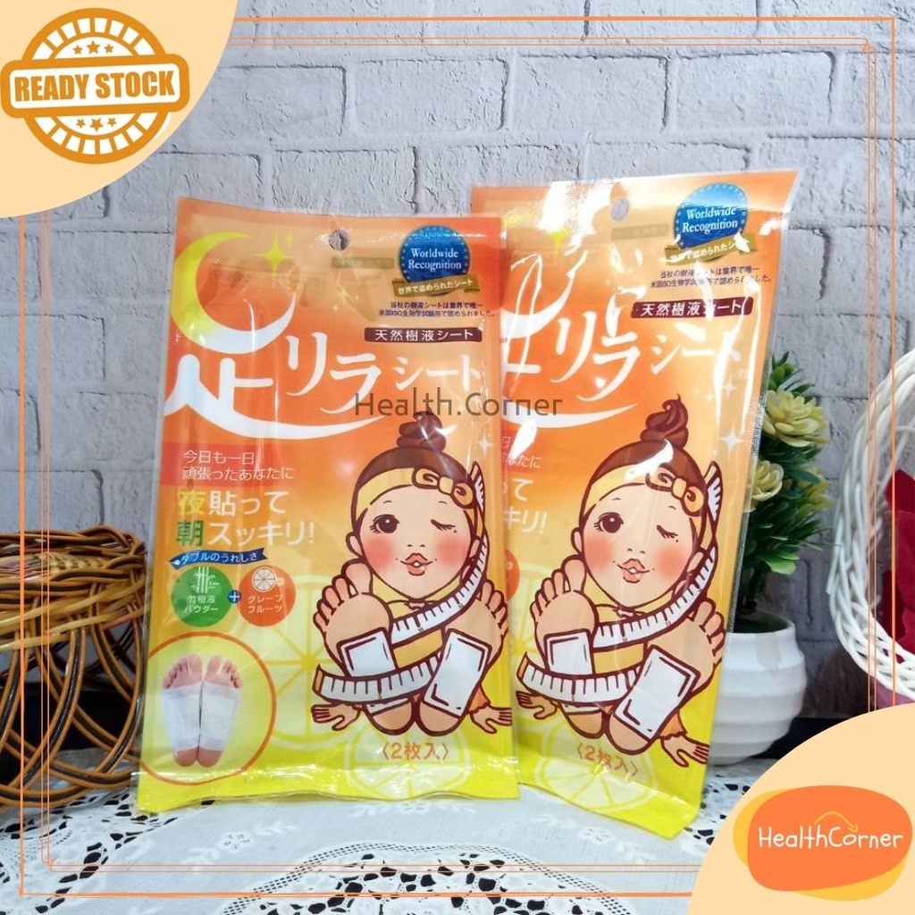 Kinomegumi Detox Foot Patch isi 2 sheet (1 pasang) / KOYO DETOX RACUN