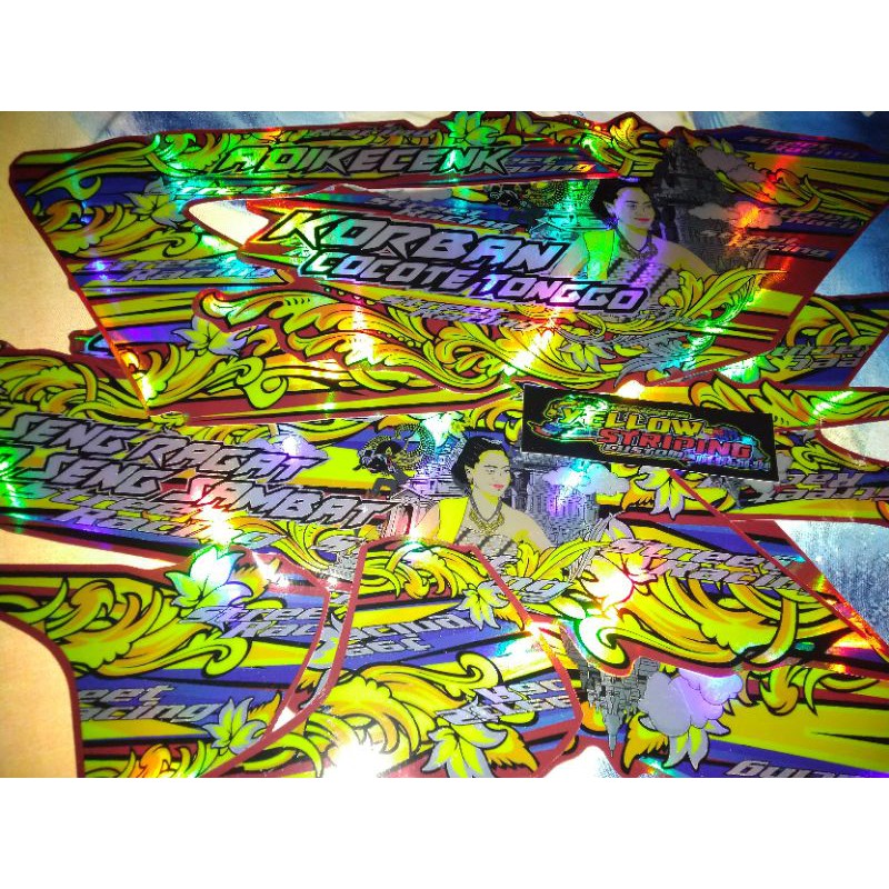 STRIPING HOLOGRAM CUSTOM VIXION OLD BATIK JAWA KEREN SUPERKILAP