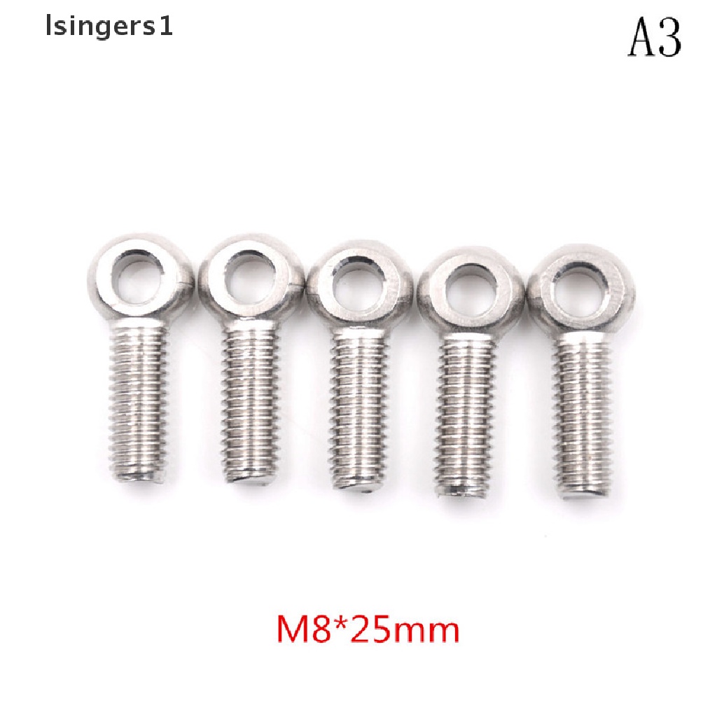 (lsingers1) 5pcs Baut M5 M6 M8 M10 M12 Bahan Stainless Steel