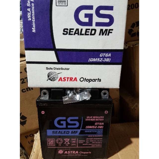 Aki kering GS Astra GM5Z-3B