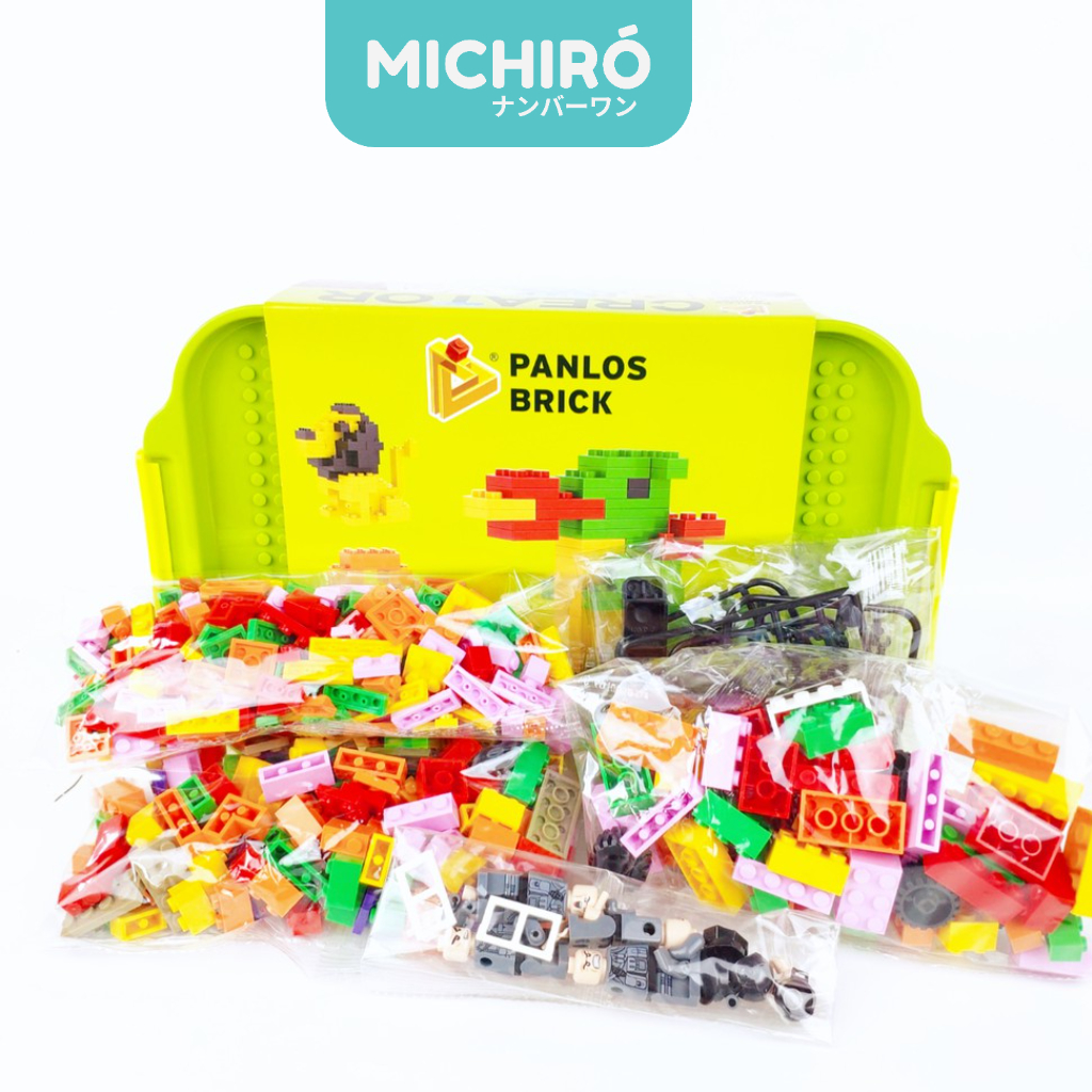 Michiro Mainan Lego Edukasi Anak Panlos Creator Educational Toys Panlos Creator