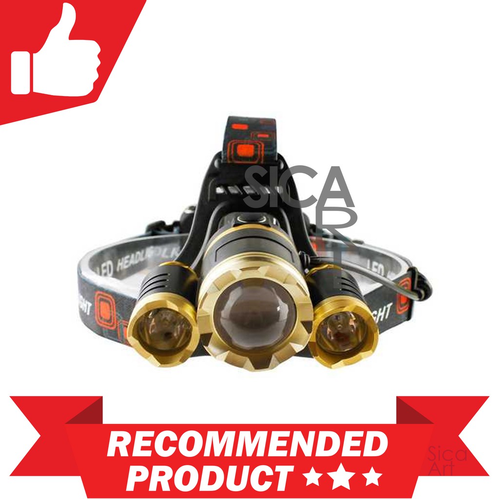 LED Headlamp Cree XML T6 10000 Lumens