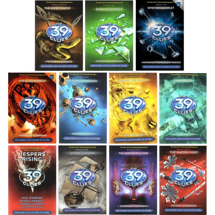 39 Clues 11 Rick Riordan buku New York Times bestseller buku anak buku bacaan buku impor happychild