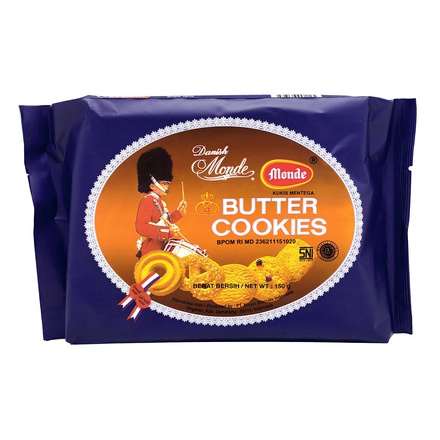 

BISKUIT MENTEGA MONDE BUTTER COOKIES 150 GR