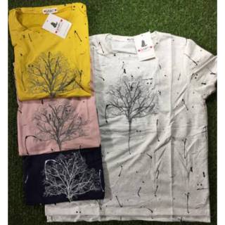  Kaos  import  pendek pohon bercak cantik Shopee Indonesia