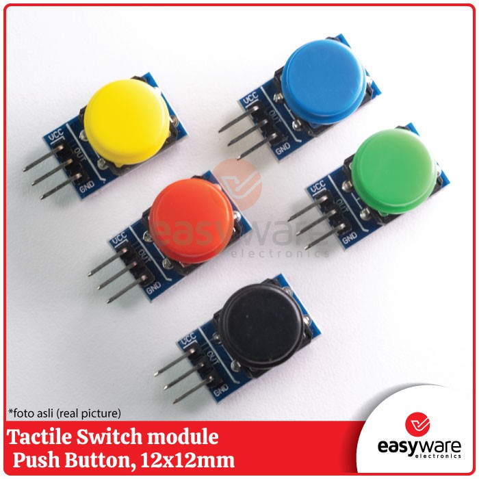 Tactile switch push button module 12x12mm