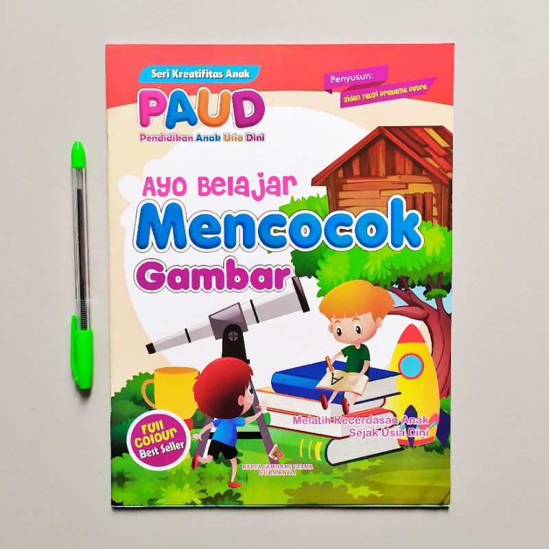 

BUKU AYO BELAJAR MENCOCOK GAMBAR UKURAN BESAR FULL COLOUR (KGU)