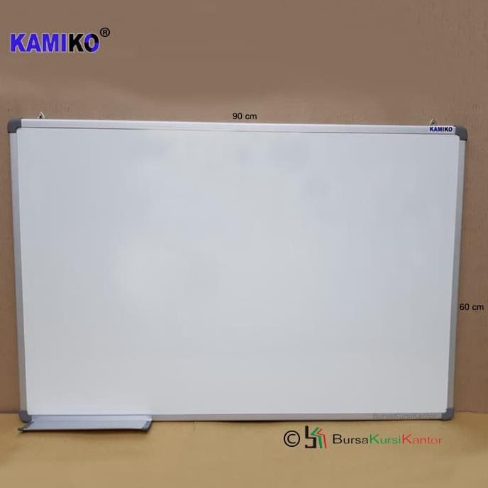 

Whiteboard Kamiko Ukuran 60 cm x 90 cm Magnetic Gantung