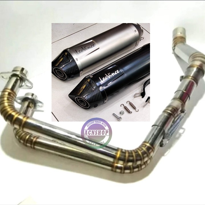 Knalpot Motor Full Ninja-250/Z-250/R-25/CBR-250RR Leovince Thailand