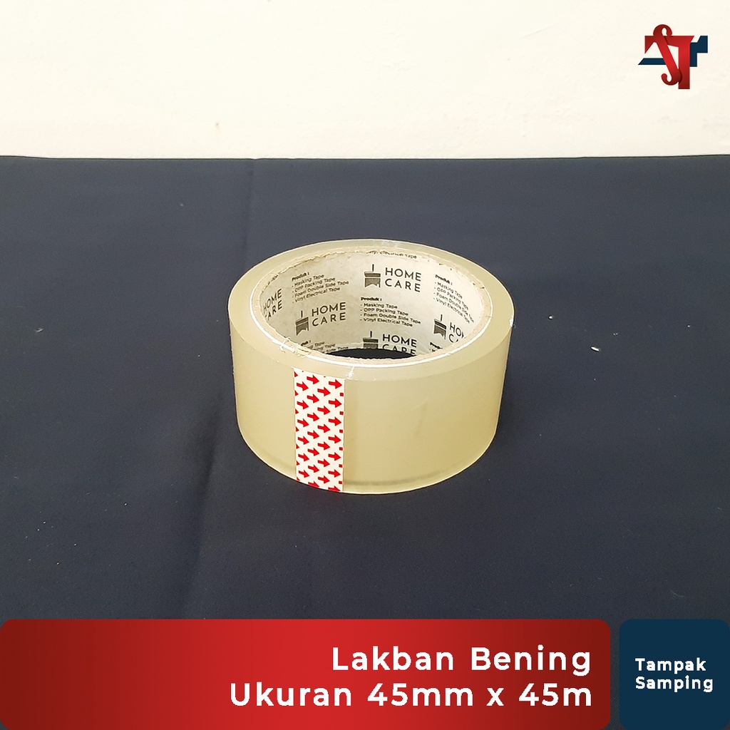 

Lakban Solatip Bening Kuat Lengket Putih 45mm 100 Yard