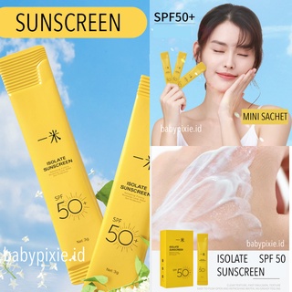 Sun Screen Wajah Tahan 12 Jam Sunblock Sun Block Sachet SPF 50 PA+ EM043