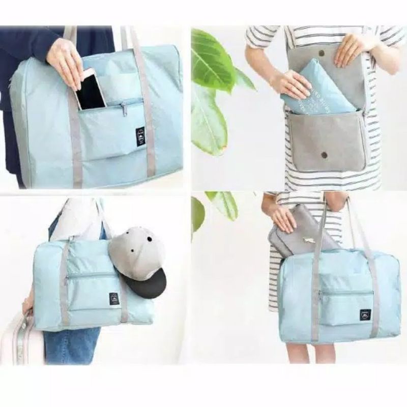 Tas Travel Lipat Besar Traveling Carry Bag Foldable Hand Carry Travel Bag Jumbo