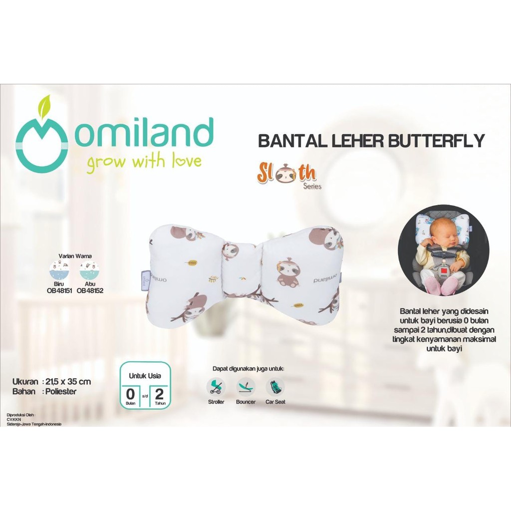 MOMS_ BANTAL LEHER BUTTERFLY SLOTH SERIES-OB48151/OB48152