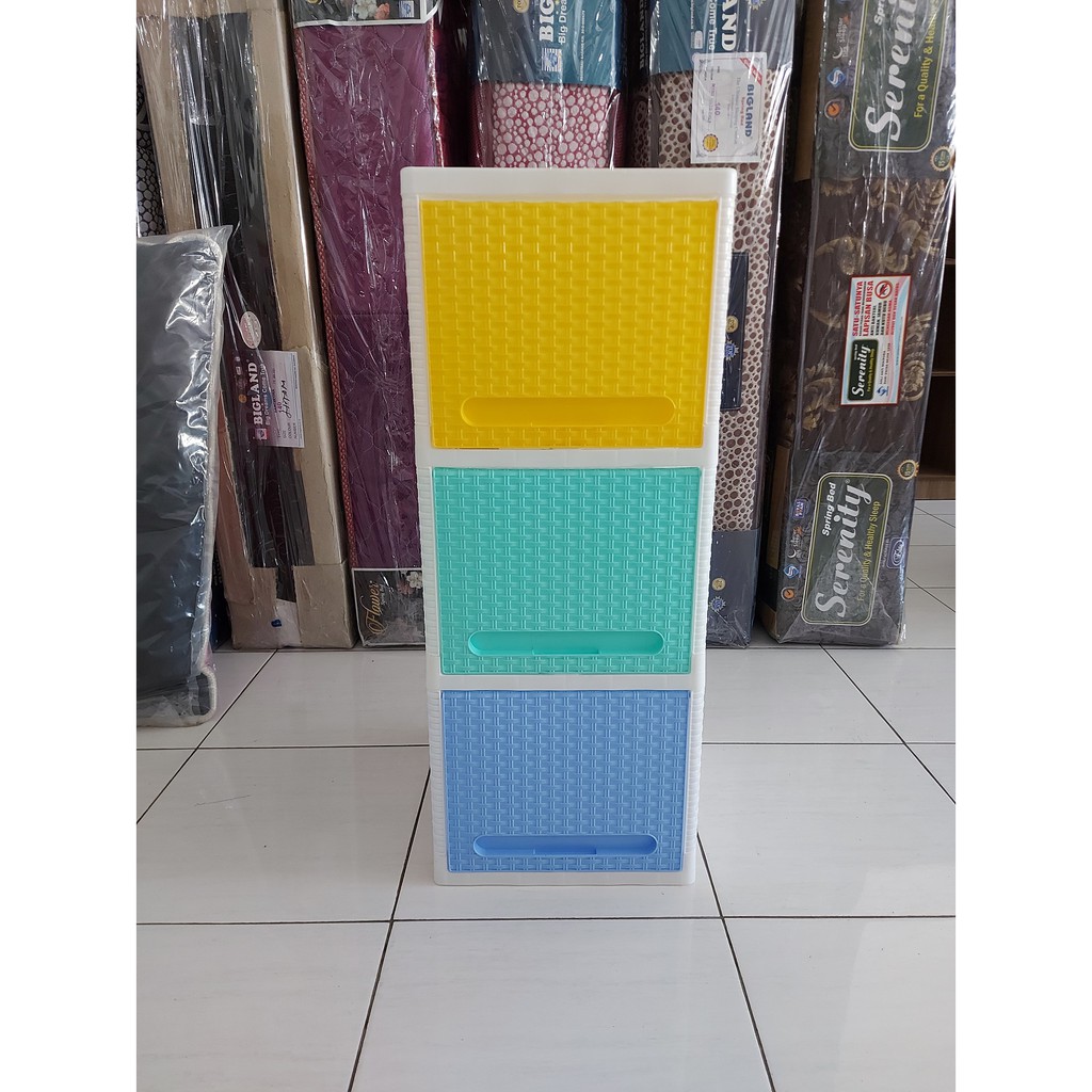 Lemari plastik club FLIP susun 3
