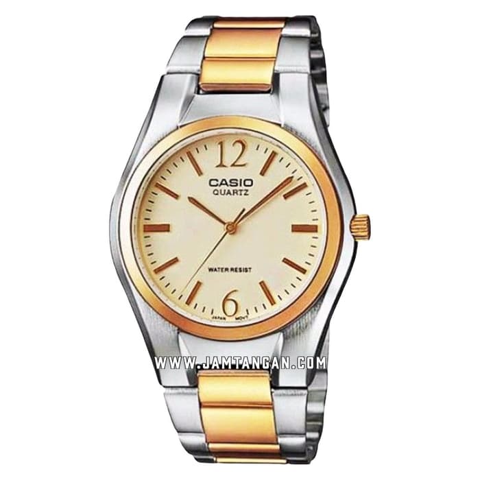 Casio MTP-1253SG-9ADF Enticer Men Gold Dial Dual Tone