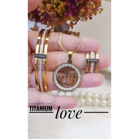 TiTanium set perhiasan wanita t72829