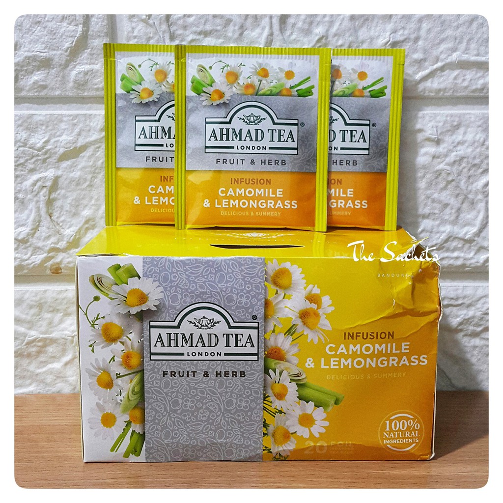 

Ahmad Tea London Fruit & Herb Infusion Camomile & Lemongrass Sachet