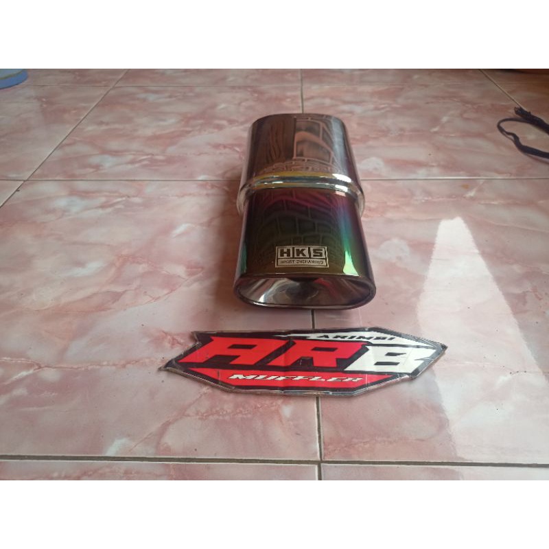 Knalpot racing mobil HKS turbo mobil universal