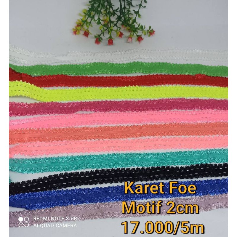 Karet Foe Motif 2cm