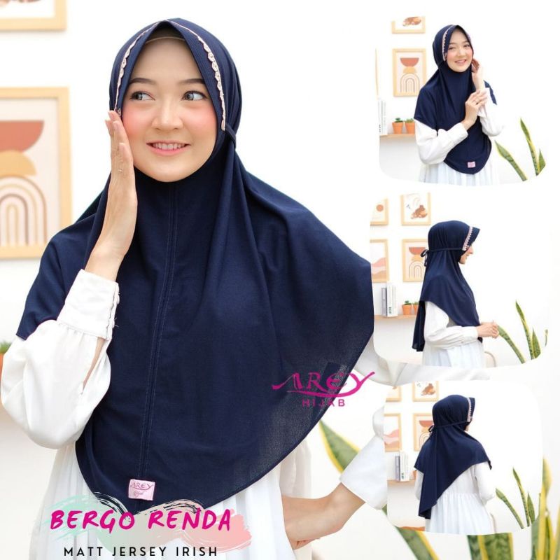 HIJAB INSTAN BERGO RENDA ORY AREY