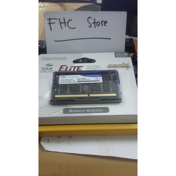 Team Memory Notebook 16GB DDR4 PC - 2400