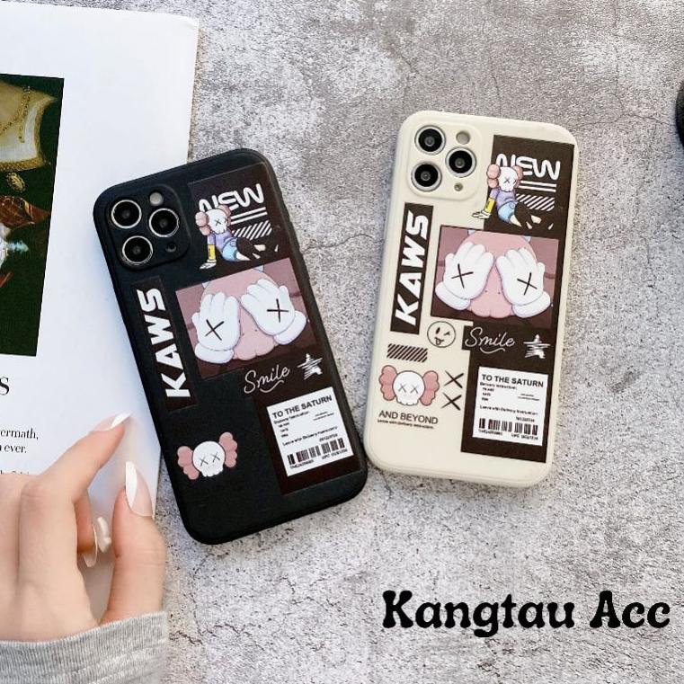 {CXR.26Au22ᴼ} CASE SOFT CASE TPU CASING KAWS FOR VIVO Y20 Y20I Y12S Y20S Y21 Y21S Y21T Y33S Y12 Y15 