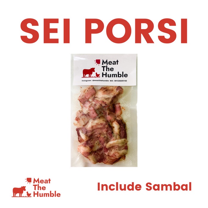 

Sei Porsi Sapi | Daging Asap Frozen - Luat - BARU