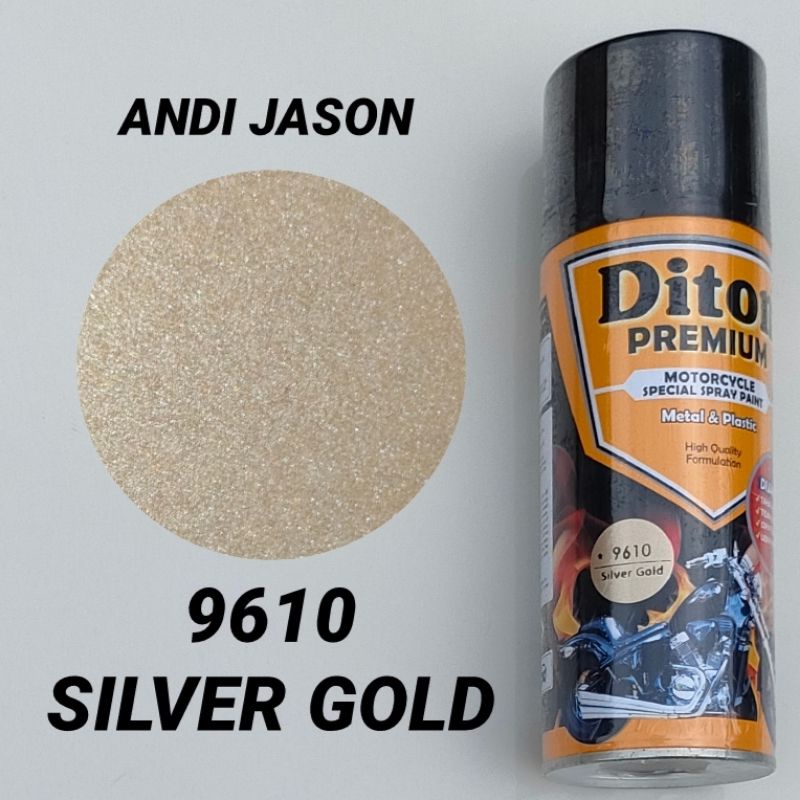 DITON PREMIUM CAT SEMPROT TAHAN BENSIN 400CC  9610 SILVER GOLD