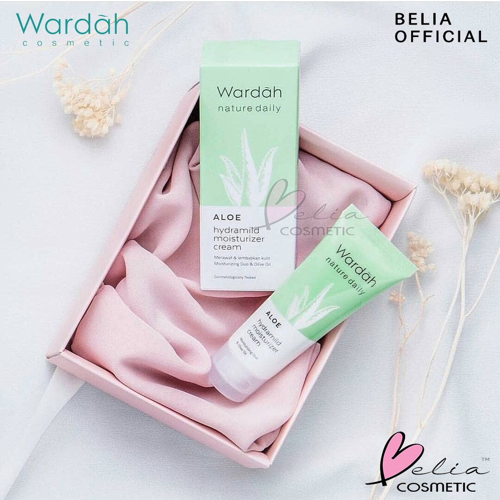 ❤ BELIA ❤ WARDAH Nature Daily Aloe Hydramild | Essence Toner | Multi Gel Face Wash Moisturizer Cream Serum Hand
