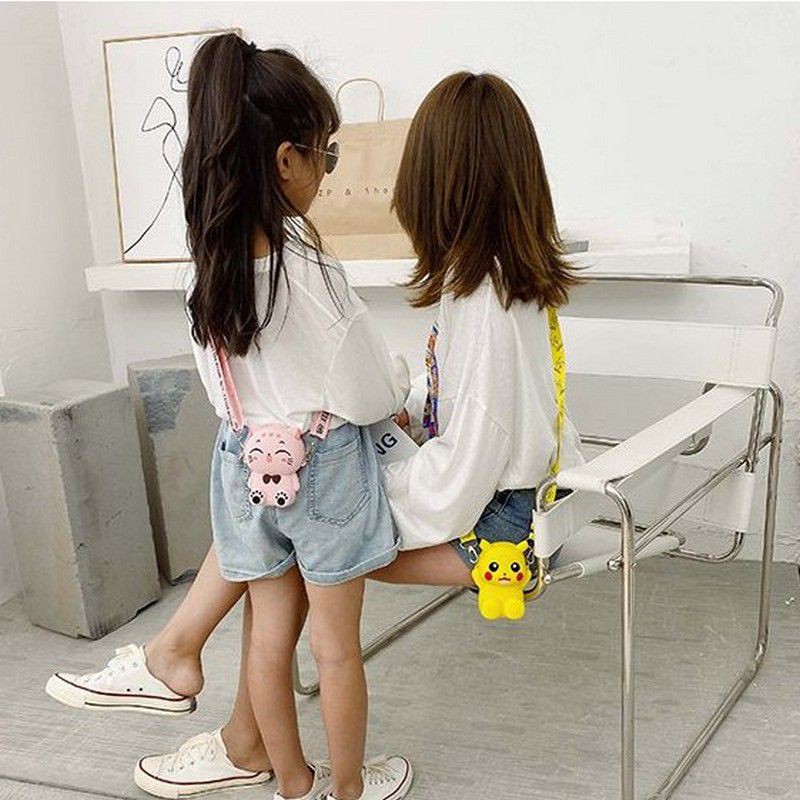 dompet tas mini koin jelly silicon - silikon karakter kucing / hello kitty murah