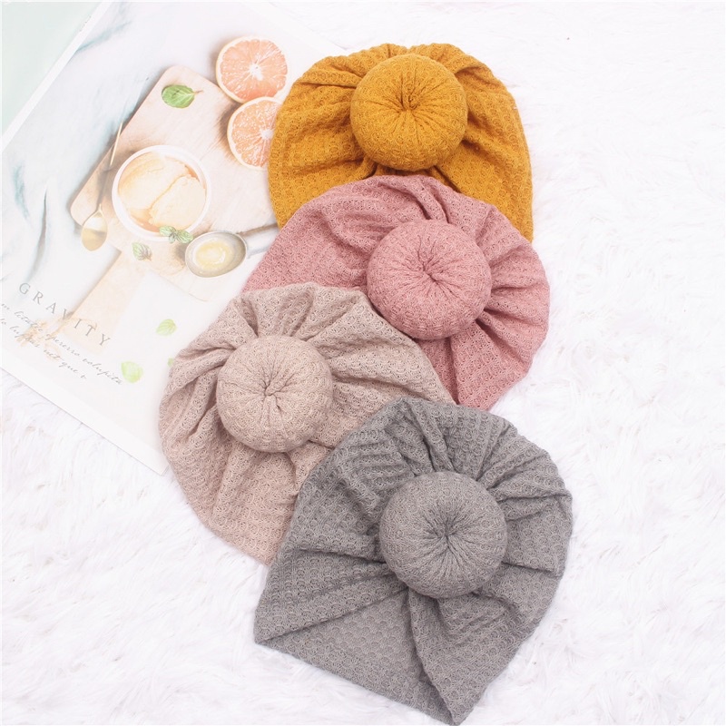 Waffle baby turban