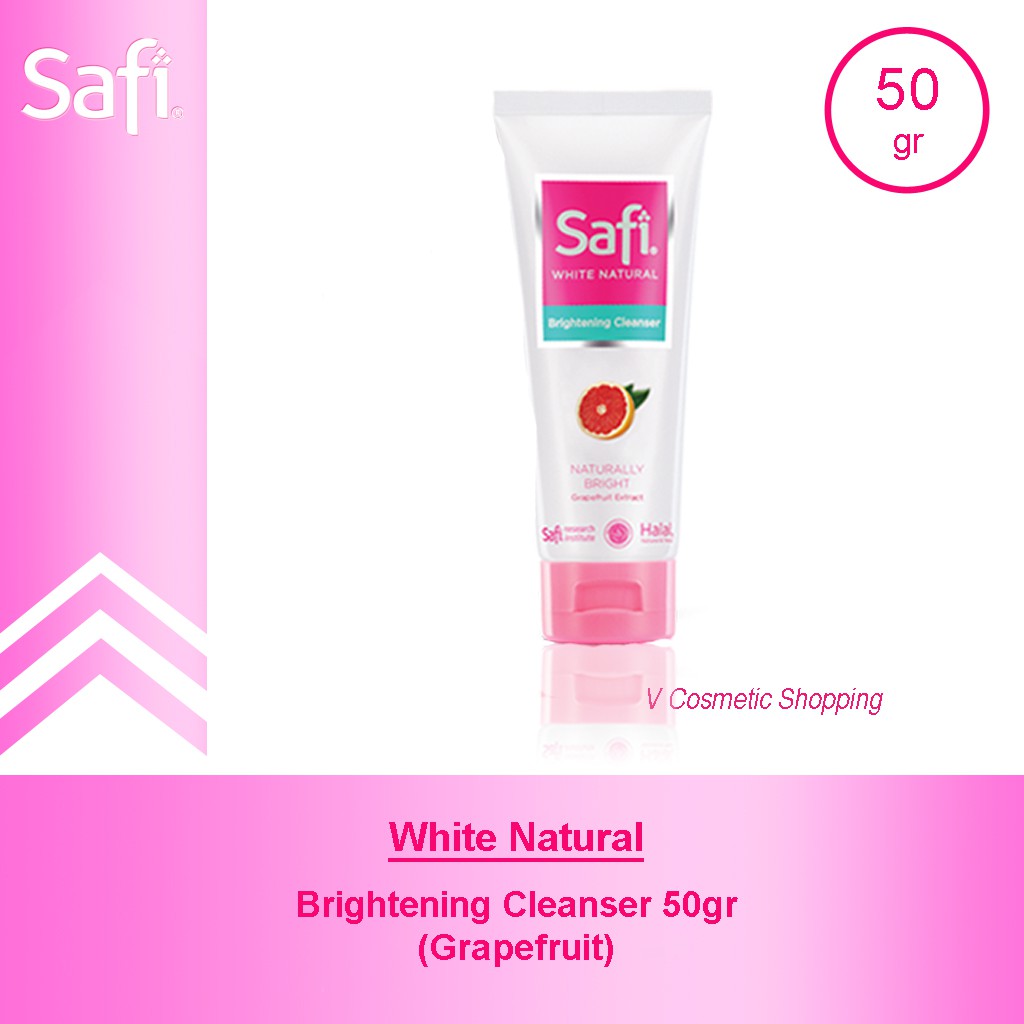 Safi White Natural Grapefruit Brightening Cleanser 50g