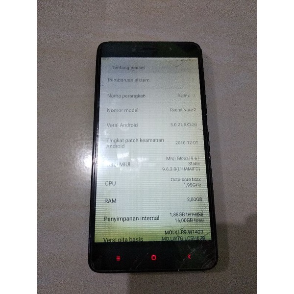 Xiaomi Redmi Note 2 Minus